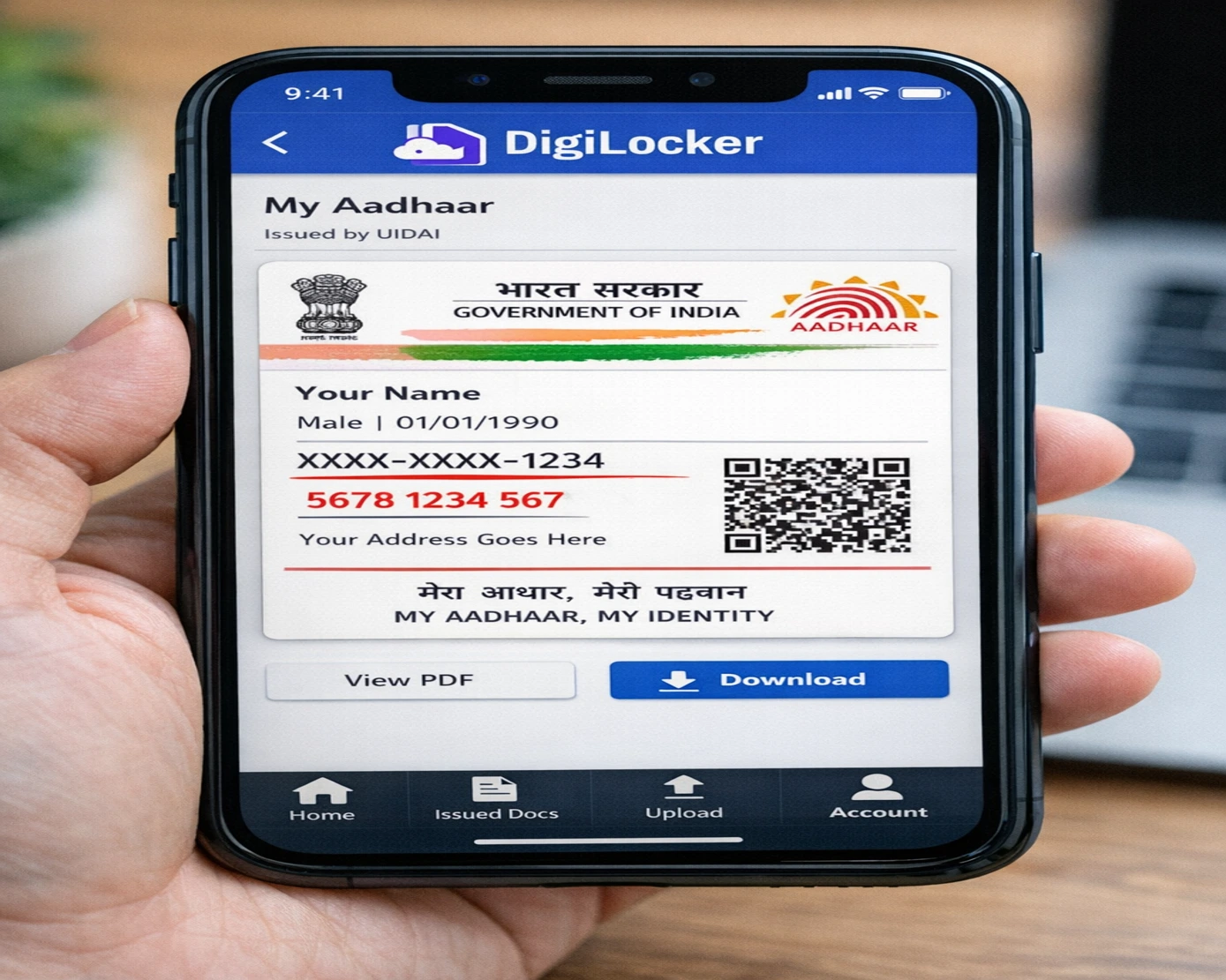 Aadhaar Via Digilocker