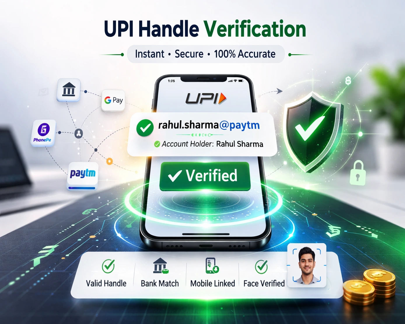 UPI Handle Verifcation