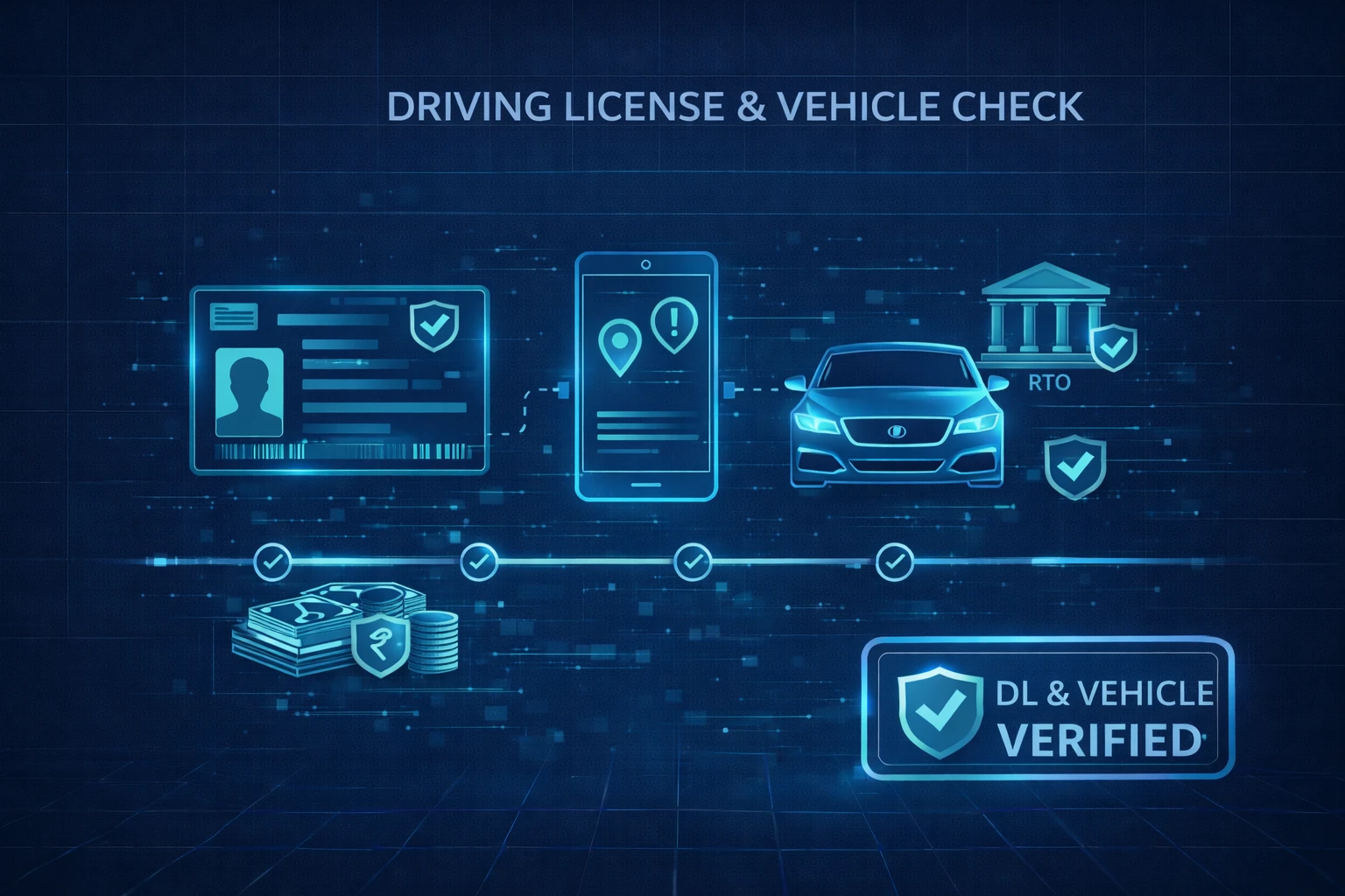 Driving License & Vehicle Verification (for drivers)