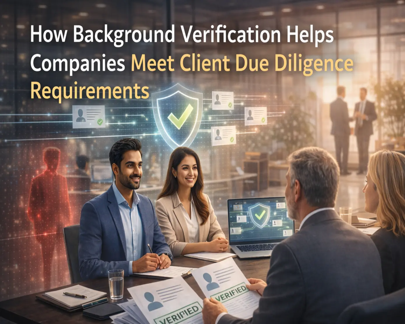 How Background Verification Helps Companies Meet Client Due Diligence Requirements