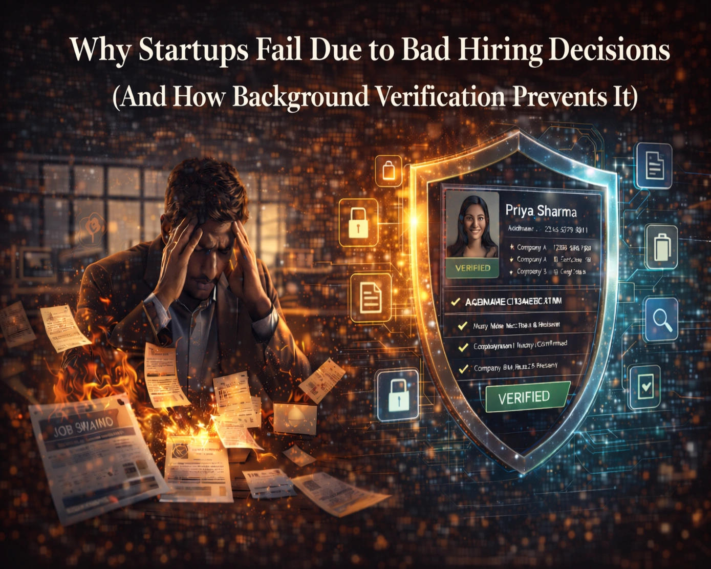 Why Startups Fail Due to Bad Hiring Decisions (And How Background Verification Prevents It)