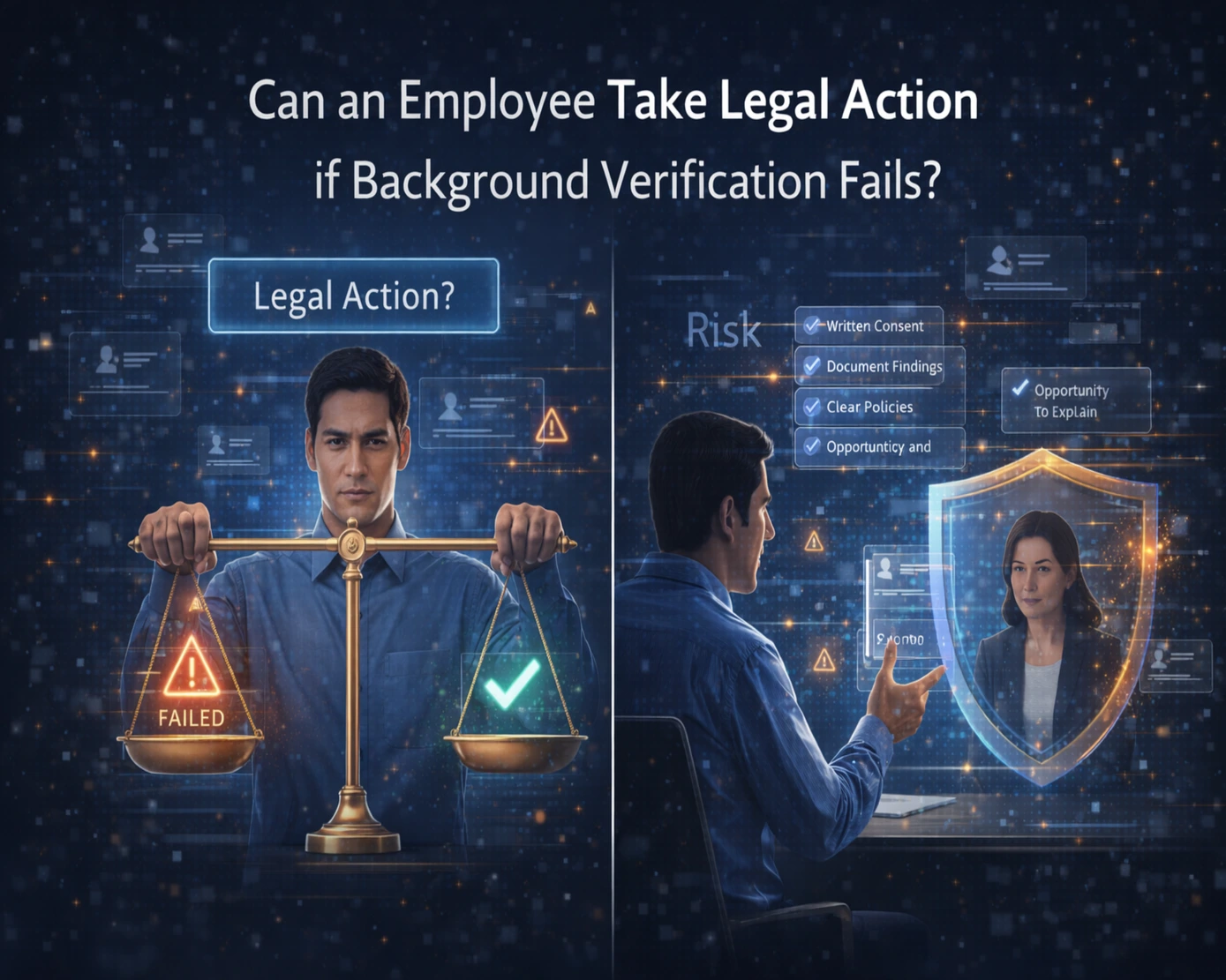 Can an Employee Take Legal Action if Background Verification Fails?