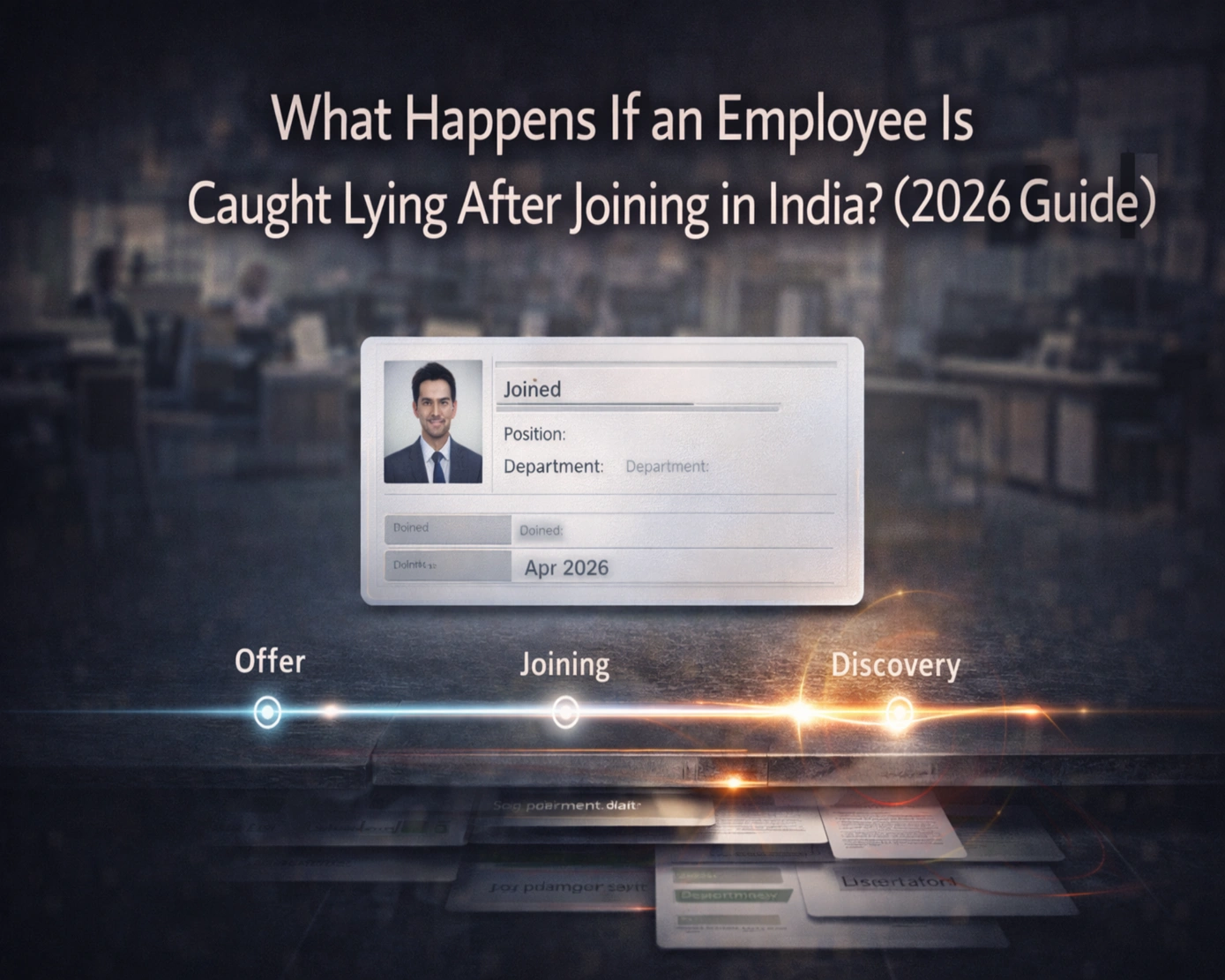 What Happens If an Employee Is Caught Lying After Joining in India? (2026 Guide)