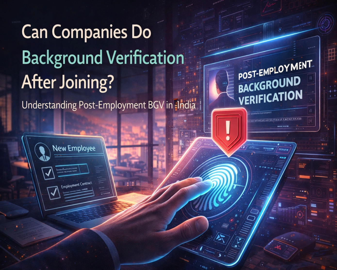 Can Companies Do Background Verification After Joining?