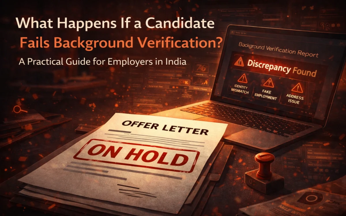 What Happens If a Candidate Fails Background Verification?