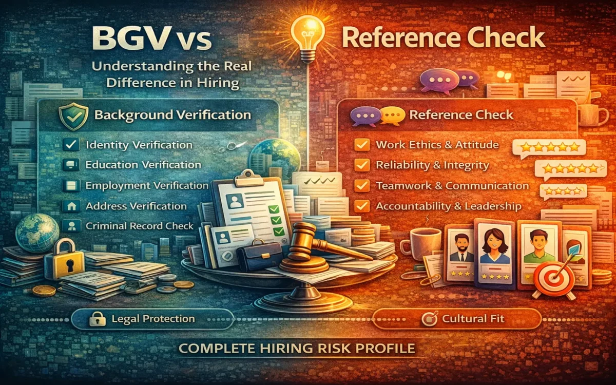 BGV vs Reference Check? Understanding the Real Difference in Hiring