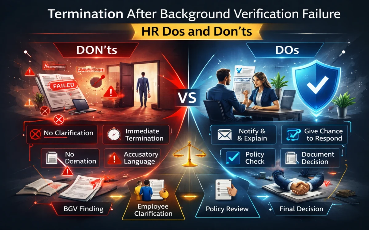 Termination After Background Verification Failure: HR Dos and Don???ts