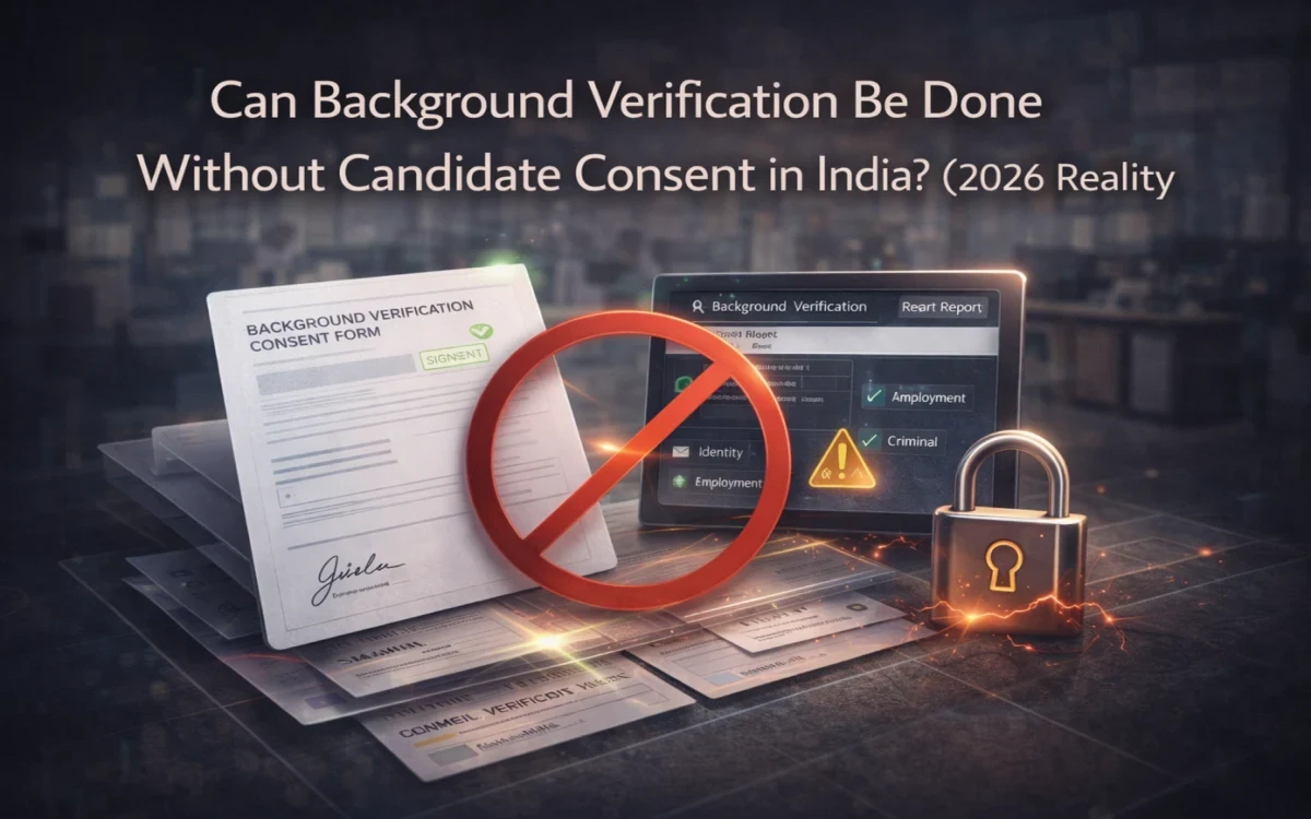 Can Background Verification Be Done Without Candidate Consent in India?